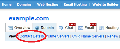 Contact Details Contact Details