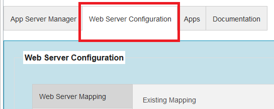 We server configuraiton We server configuraiton