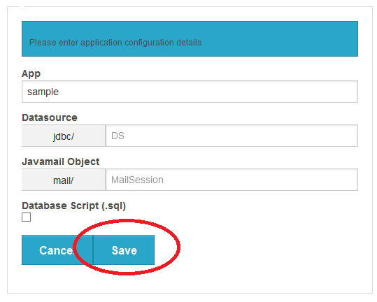 Save uploaded .war file Save uploaded .war file