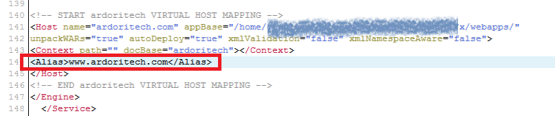 Virtual Host Mapping